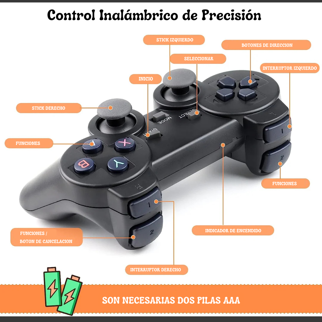 Controles inalambricos de precision